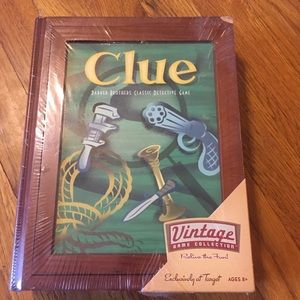 Vintage Game Collection Clue Board